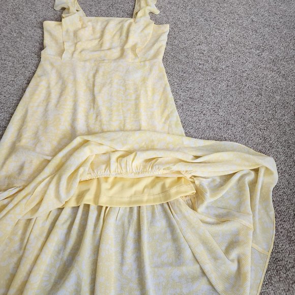 NWT BCBG Paris Women's Ruffle Midi Dress Size M (8-10) - Picture 4 of 9